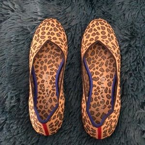 Rothy’s Cheetah Size 10 like new